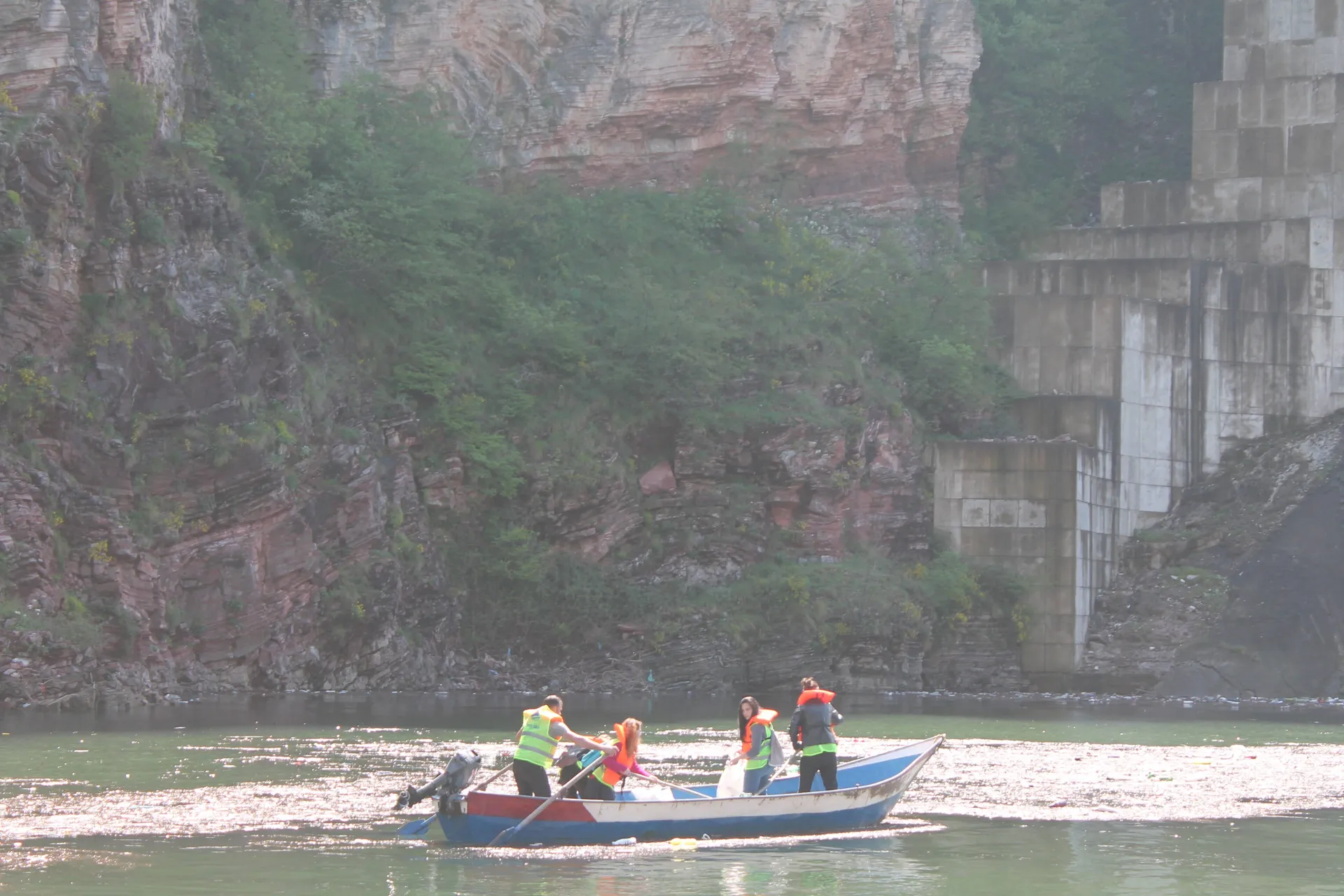The breathtaking natural landscape of the Albanian Alps.